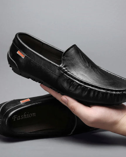 Men's Leather Flat Casual Loafers