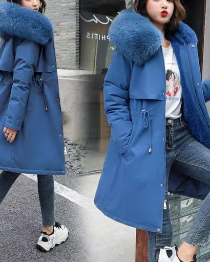 Women's Hooded Fleece Padded Jacket - Various Colors