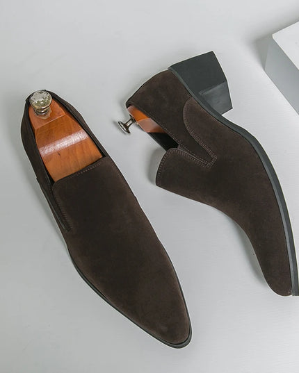 Men's Thick-Soled Loafers with Anti-Slip Sole