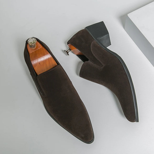 Men's Thick-Soled Loafers with Anti-Slip Sole
