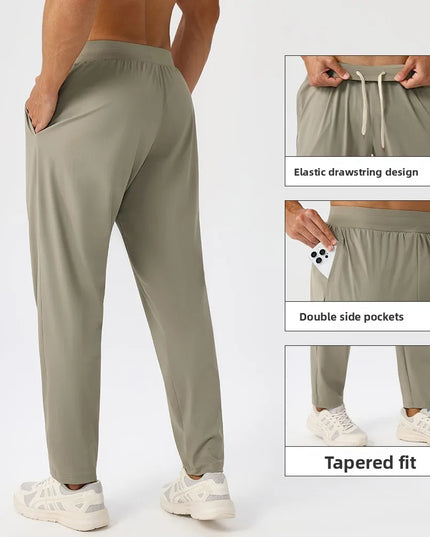 Men's Athletic Casual Sweatpants - Quick-Drying, Breathable, Loose Fit