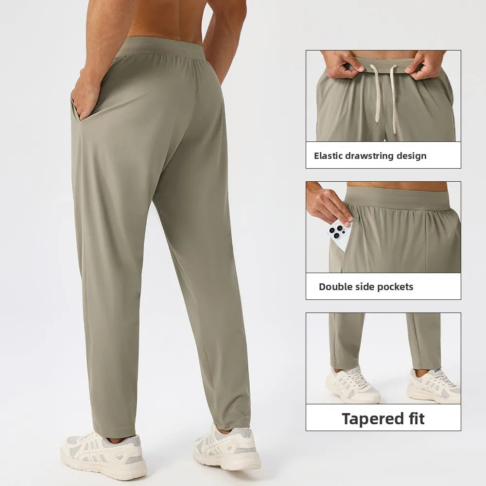 Men's Athletic Casual Sweatpants - Quick-Drying, Breathable, Loose Fit