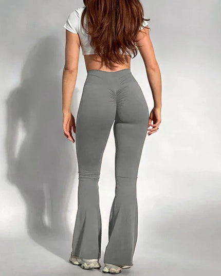 Women’s High Waist Slim Fit Flared Leggings