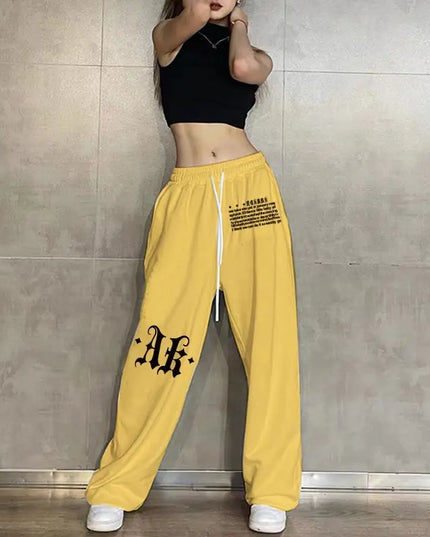 Women's Loose Fit Sweatpants with Drawstring & Elastic Waist
