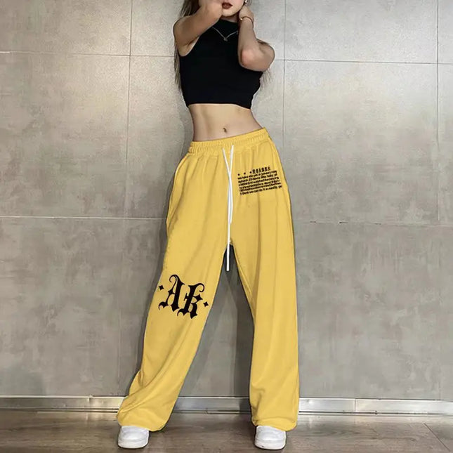 Women's Loose Fit Sweatpants with Drawstring & Elastic Waist