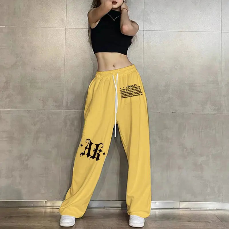 Women's Loose Fit Sweatpants with Drawstring & Elastic Waist