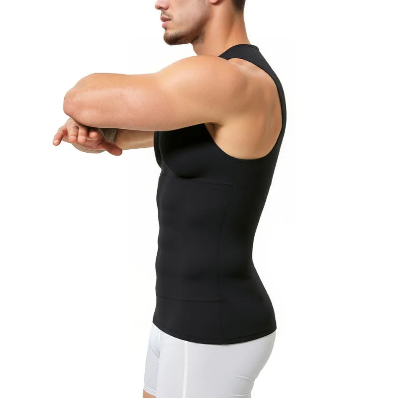 Men's Slim Fit V-Neck Shapewear Vest