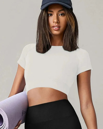 Women's Low-Cut Compression Activewear T-Shirt