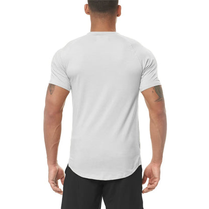 Men's Slim Fit Quick-Dry Breathable T-Shirt – Lightweight, Moisture-Wicking Activewear
