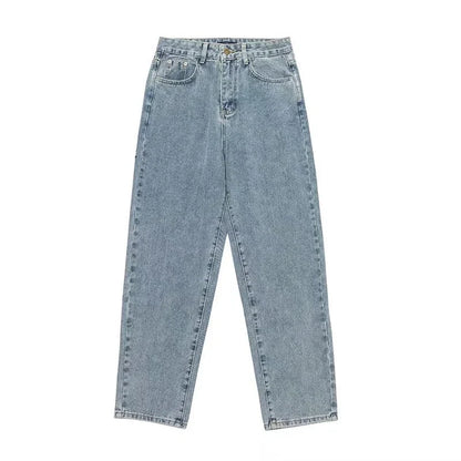 Men's Baggy Jeans - Oversized Straight Fit Wide Leg Denim Pants