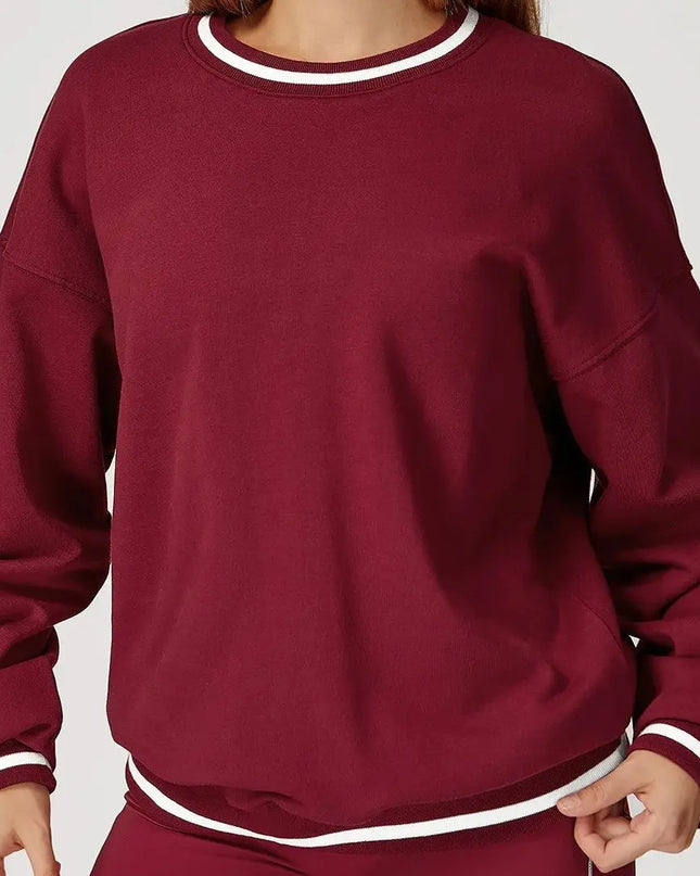 Women's Two-Piece Sweater and Shorts Set