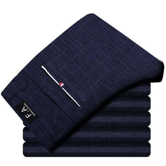 Men's Slim Fit Stretch Cotton Casual Pants