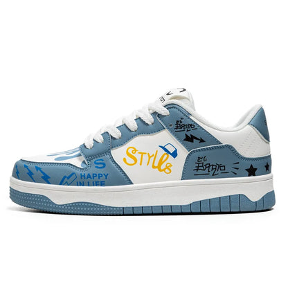 Men's Streetwear Hip Hop Style Sneakers – Trendy Urban Designer Shoes for Men