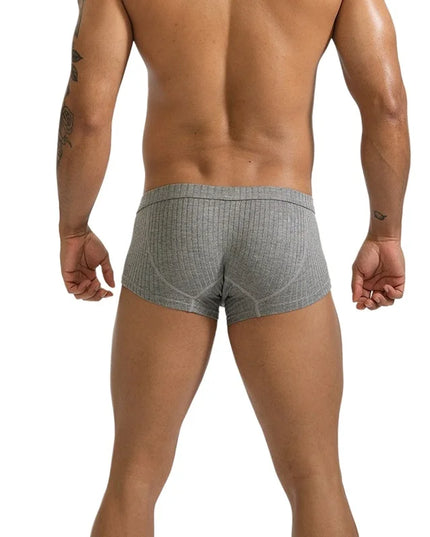 6-Pack Men's Low Rise Boxer Briefs – Breathable & Comfortable Men's Underwear Pack