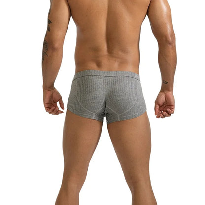 6-Pack Men's Low Rise Boxer Briefs – Breathable & Comfortable Men's Underwear Pack