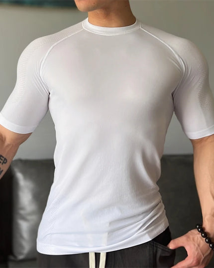 Men's Half-Sleeve Compression Sweater