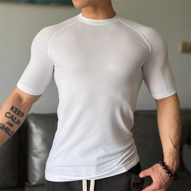 Men's Half-Sleeve Compression Sweater
