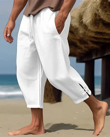 Men's Casual Loose Cotton-Linen Blend Pants
