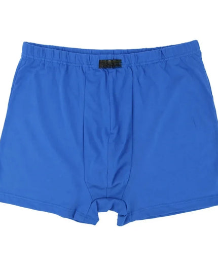 Set of 4 Men's Plus Size Cotton Boxer Shorts - Comfortable Loose Fit Underwear