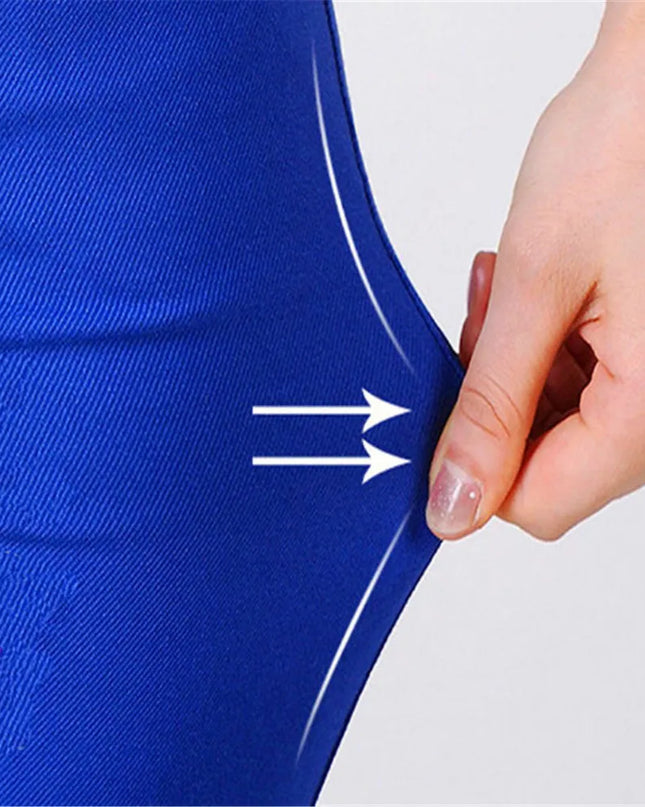 Women's Calf-Length Slim Fit Pants – Elegant & Comfortable Women's Trousers