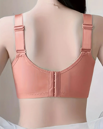 Women's Thin-Style No Steel Ring Lace Bra – Seamless, Lightweight, and Upper Support for Comfort
