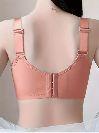 Women's Thin-Style No Steel Ring Lace Bra – Seamless, Lightweight, and Upper Support for Comfort