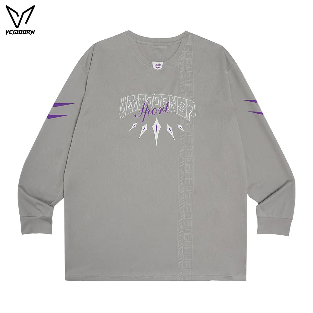 Veidoorn Men's Long Sleeve Breathable Lightweight Sweater