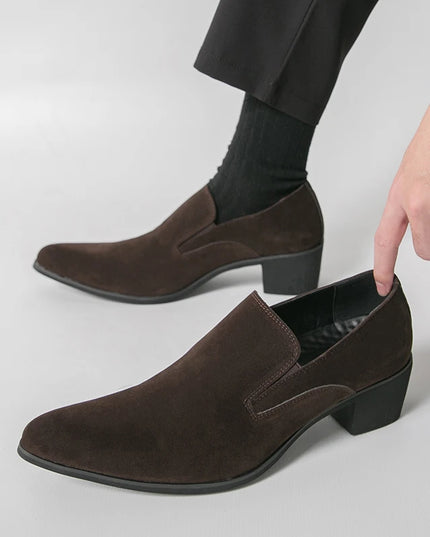 Men's Thick-Soled Loafers with Anti-Slip Sole