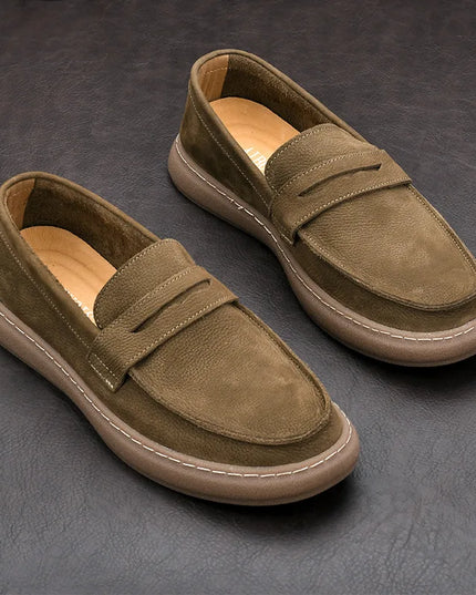 Men's Casual Cow Suede Leather Loafers