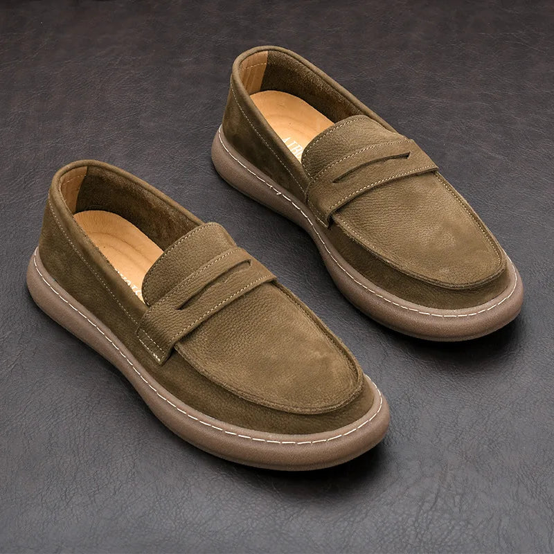 Men's Casual Cow Suede Leather Loafers