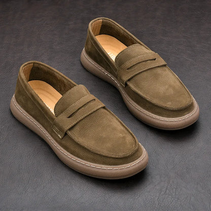 Men's Casual Cow Suede Leather Loafers