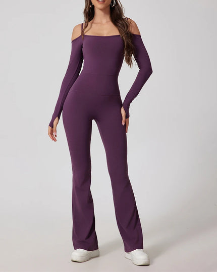 Women's Flared Jumpsuit Bodysuit – Stylish & Comfortable Women's Jumpsuit for All Occasions