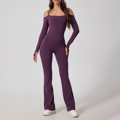 Women's Flared Jumpsuit Bodysuit – Stylish & Comfortable Women's Jumpsuit for All Occasions