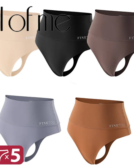 5-Piece Women's High Waist Seamless Body Shaper Panties