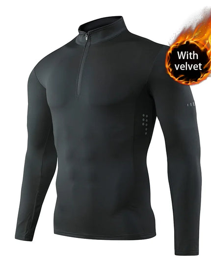 Men's Athletic Long Sleeve Compression Sweater