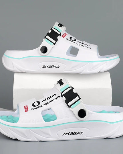 Men's Massage Slippers - Comfortable Soft Sandal Slides