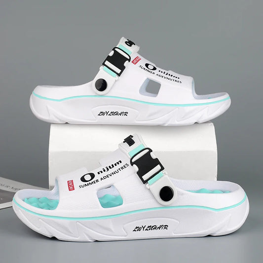 Men's Massage Slippers - Comfortable Soft Sandal Slides