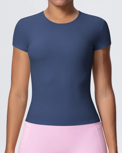 Women's Workout T-Shirt - Quick-Drying, Breathable, Slim Fit