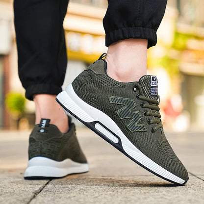 Men's Elevator Sneakers with 6cm Height-Increasing Insole