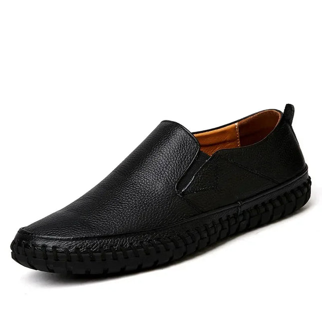 Men's Casual Slip-On Shoes in Genuine Leather