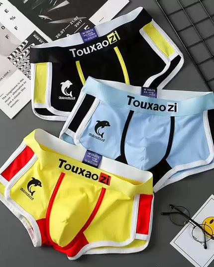 3-Pack Men's Cotton Comfortable and Breathable Boxer Shorts