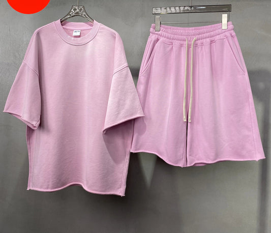 Men's Two-Piece T-Shirt and Shorts Set - Available in Single