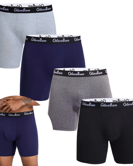 4-Piece Set of Mid-Length Men’s Boxer Shorts