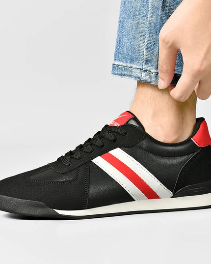 Men's Retro Casual Sneakers with Flat Sole