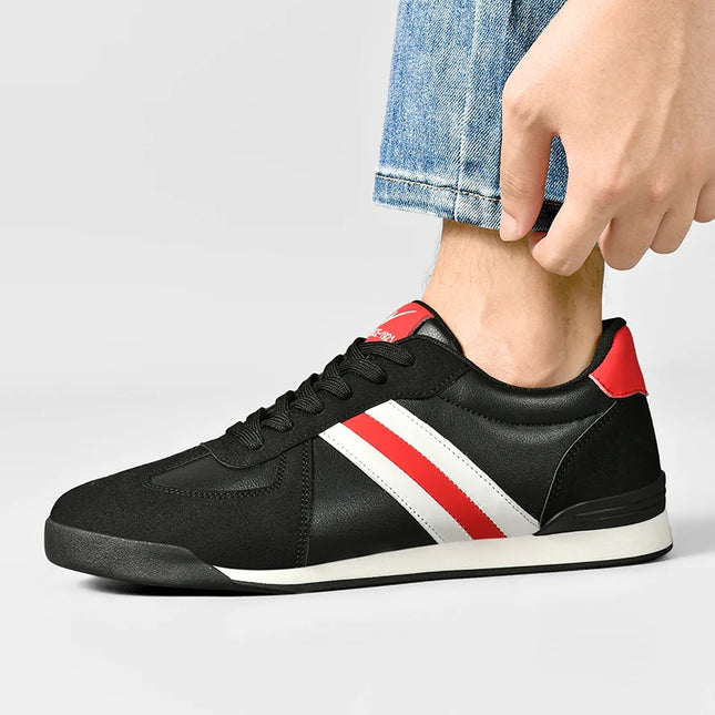 Men's Retro Casual Sneakers with Flat Sole