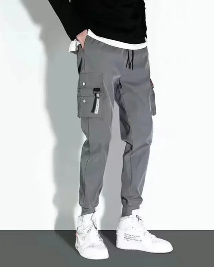 High-Waist Women's Joggers with Side Pockets - Comfortable Loose Fit