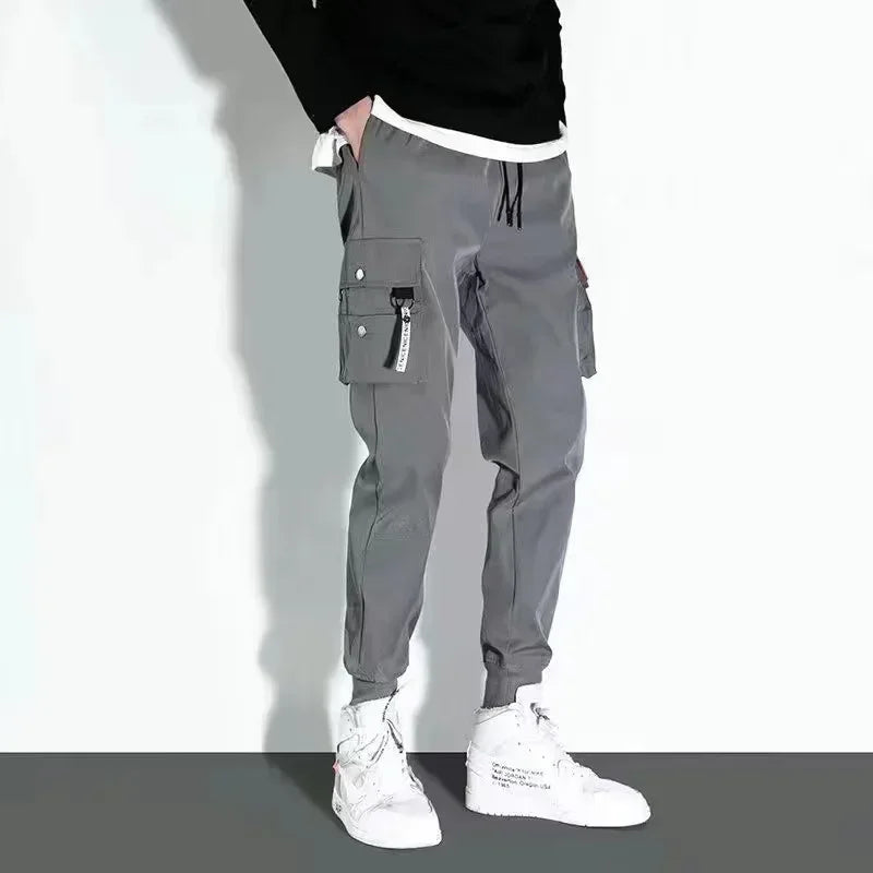High-Waist Women's Joggers with Side Pockets - Comfortable Loose Fit