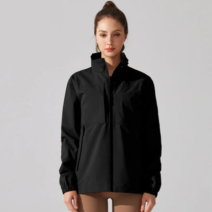 Women's Lightweight Waterproof Windbreaker Jacket