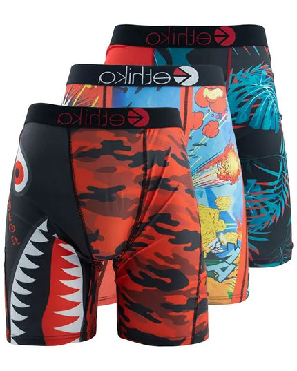 Ethika 3-Pack Men's Boxer Briefs Underwear