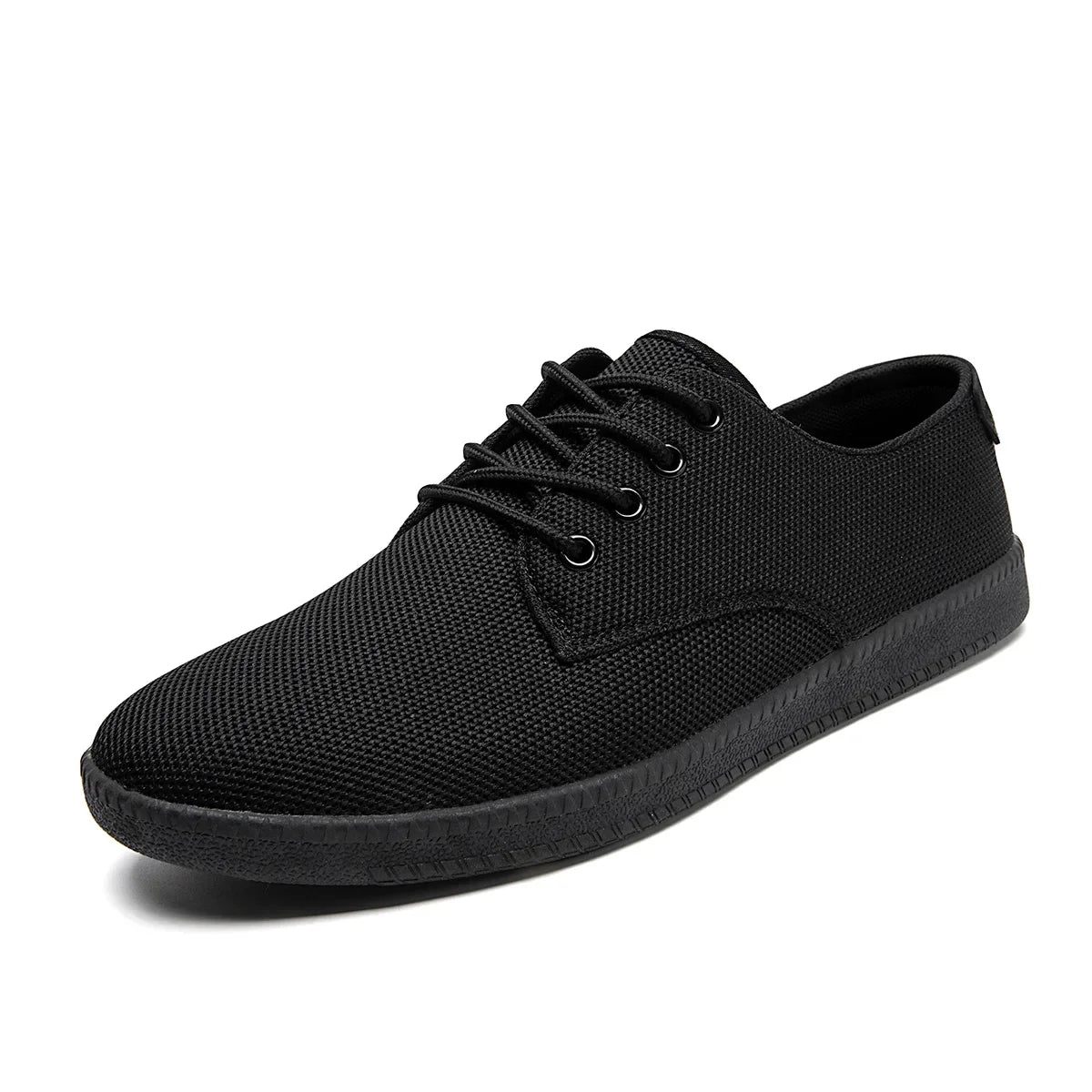 Men's Casual Canvas Slip-On Shoes – Comfortable Flat Sneakers for Everyday Wear